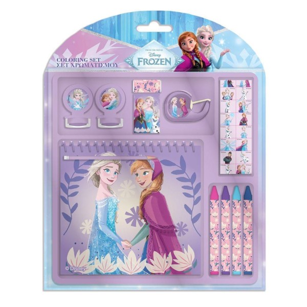 Σετ Χρωματισμού 12τμχ 17.5x18.5x2 FROZEN 2