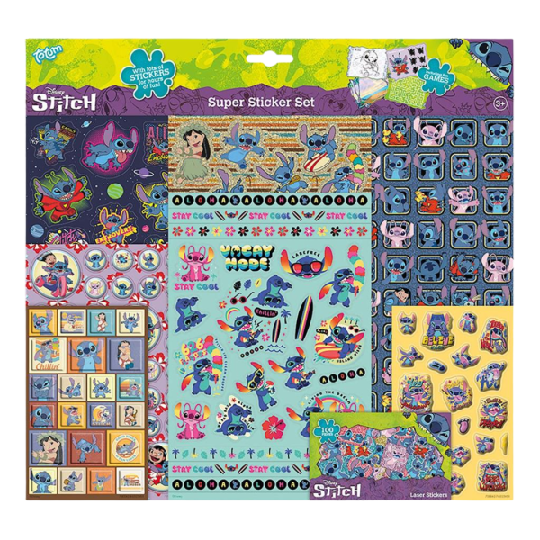 Μεγάλο Σετ με Αυτοκόλλητα STITCH