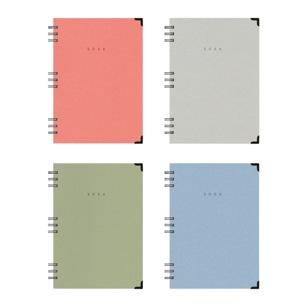 Ημερολόγιο ΑΛΦΑ Σπιράλ COTTON Ημερήσιο 17x25 ΜΕΓΑΛΟ