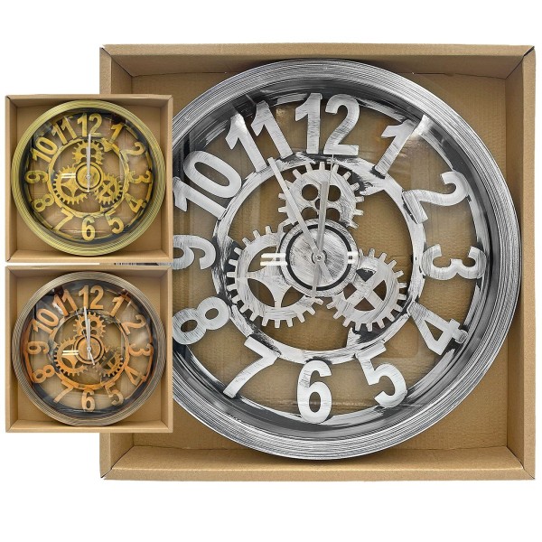 Ρολόι Τοίχου Μεγάλο με ΓΡΑΝΑΖΙΑ ø35cm