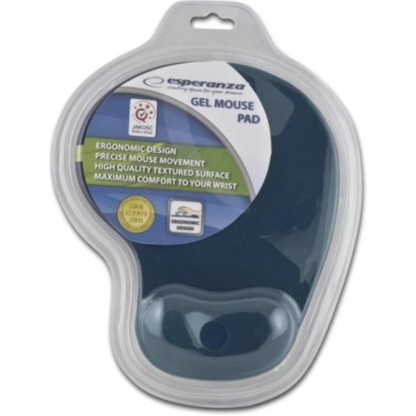 Mouse Pad ESPERANZA GEL ΜΠΛΕ
