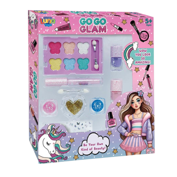 Μακιγιάζ Σετ GO GO GLAM Luna Toys 15τμχ. 21,5x3,5x28,5 εκ.