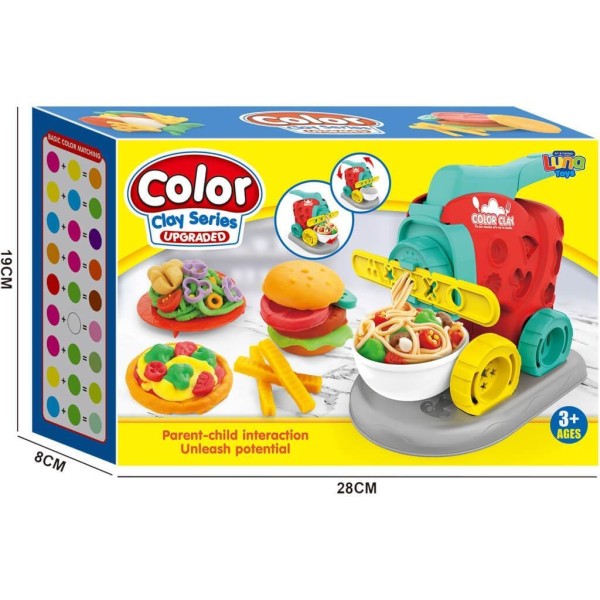 Πλαστοζυμαράκια ΜΗΑΝΗ Luna Toys 12 Χρώματα 28x19x8εκ.