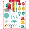 Πλαστοζυμαράκια ΜΗΑΝΗ Luna Toys 12 Χρώματα 28x19x8εκ.