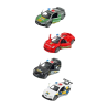 Όχημα ΑΣΤΥΝΟΜΙΚΟ Luna TOYS Μεταλλικό Pull Back 1:43 Ανοιγόμενες Πόρτες 4τμμx