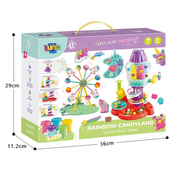 Πλαστοζυμαράκια ΛΟΥΝΑ ΠΑΡΚ 5χρωμάτων 36x11,2x29cm LUNA