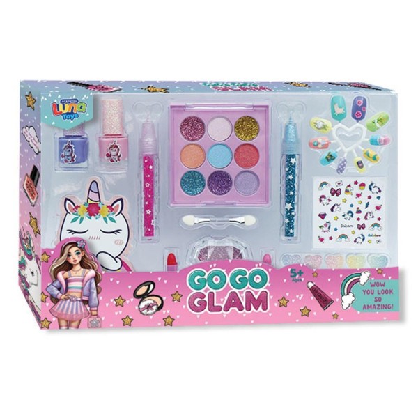 Μακιγιάζ Σετ GO GO GLAM Luna Toys 31τμχ. 28x4x21,5 εκ.