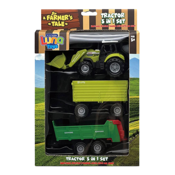 Τρακτέρ με Καρότσα Luna 1:48 Με Μουσική Και Φως