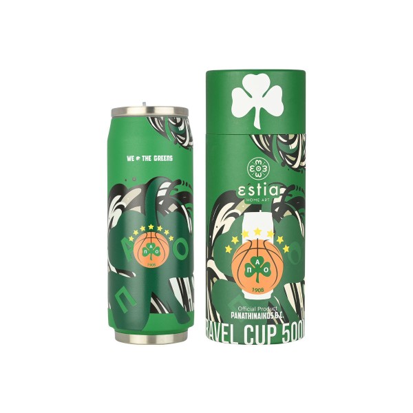 Θερμός Travel Cup PANATHINAIKOS BC EDITION WE THE GREENS 500ml
