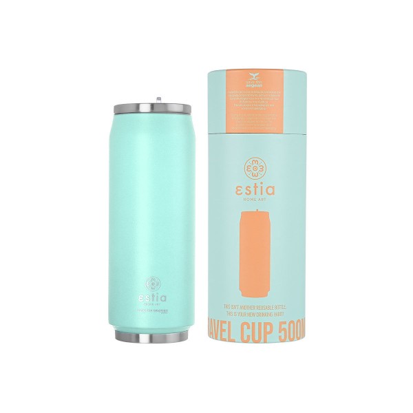 Θερμός Travel Cup SAVE THE AEGEAN 500ml BERMUDA GREEN