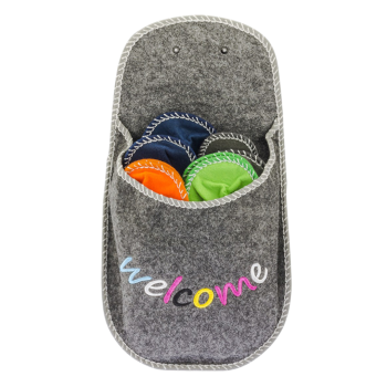 Παντόφλα από τσόχα με 4...