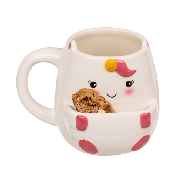 Κούπα ΜΟΝΟΚΕΡΟΣ με θήκη για μπισκότα 15x9x12εκ 300ml