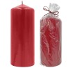 Κερί Κολώνα ΚΟΚΚΙΝΟ Μεταλιζέ 7x15cm