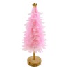 Δέντρο Επιτραπέζιο με Φτερά & Πούπουλα ΡΟΖ 33x ø12cm