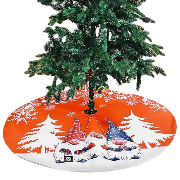 Ποδιά Δέντρου ΛΙΝΑΤΣΑ με Χιονισμένη παράσταση ø120cm