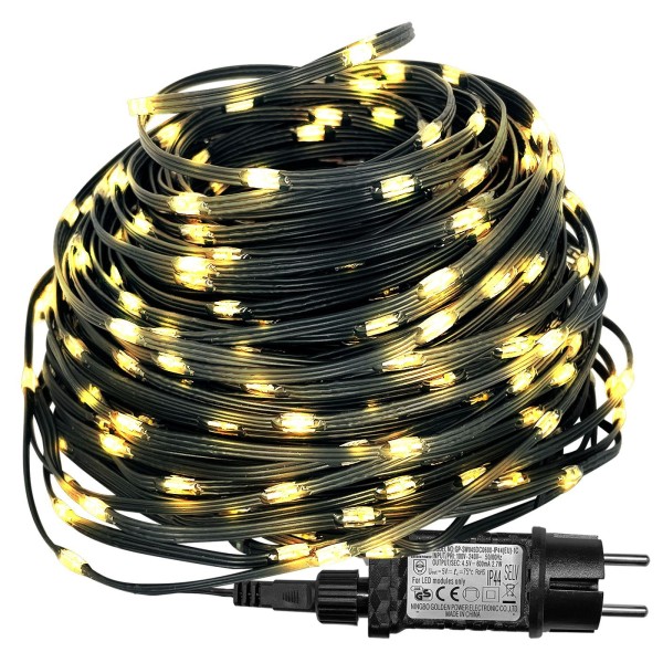 Λαμπάκια 810 LED ΛΕΥΚΟ Θερμό σε Σειρά με Προγράμματα IP44 43,5m