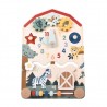 Πίνακας Δραστηριοτήτων ΞΥΛΙΝΟΣ Luna Toys 31x22,5 εκ.