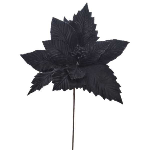 Διακοσμητικό Αλεξανδρινό ΜΑΥΡΟ με glitter