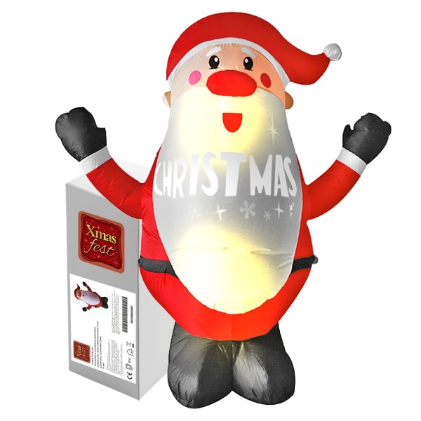 Άγιος Βασίλης Ηλεκτρικός που Φουσκώνει με Προτζέκτορα Ip44 - 1,8m