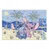 Παζλ Disney STITCH Luna Toys 60τμχ. 2 σε 1 σε μεταλλική Μπάλα 35,5x24εκ.