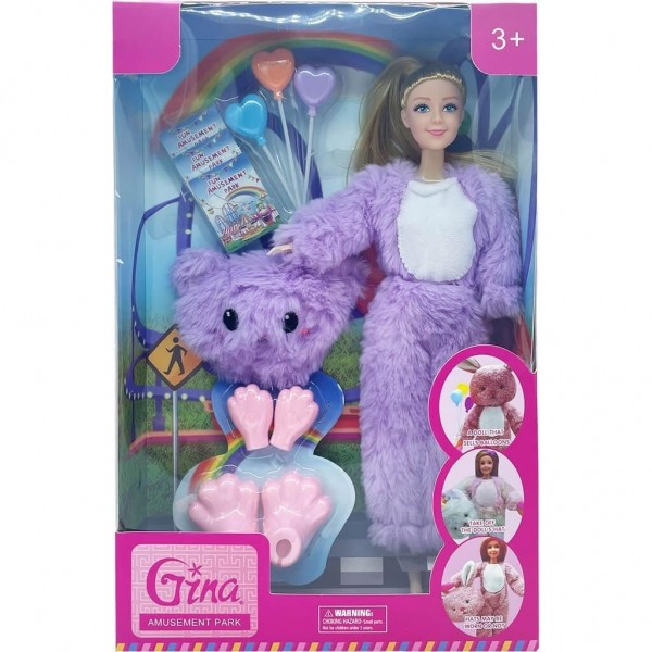 Κούκλα με Αξεσουάρ Luna Toys 21x5,5x32,5εκ.