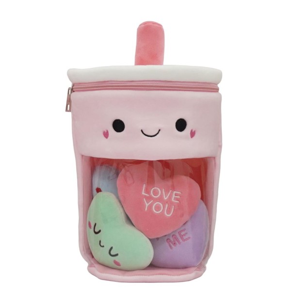 Λούτρινο Ποτήρι Σετ 5τμχ 28εκ SQUISHCUTIES LUNA