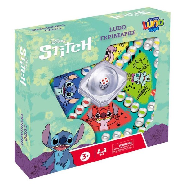 Επιτραπέζιο ΓΚΡΙΝΙΑΡΗΣ Pop Up Disney STITCH Luna Toys 27x27x5 εκ.