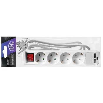 Πολύπριζο 4θέσεων + 2usb +...