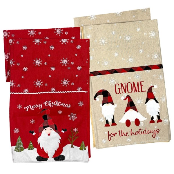 Runner Διακόσμησης Τραπεζιού με Άγιους GNOME 180x35cm