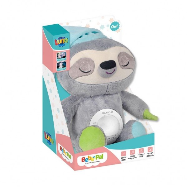 Λούτρινος ΒΡΑΔΥΠΟΔΑΣ Luna Toys με Προβολέα και Ήxο 24x16x27εκ.