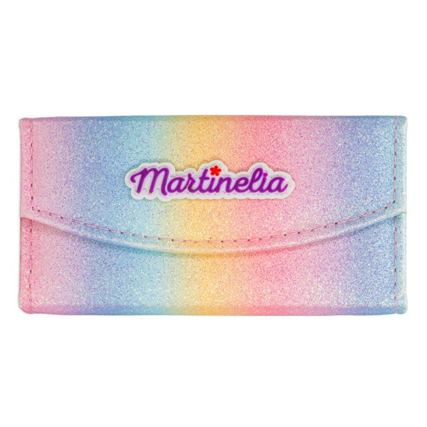 Παιδική Παλέτα Μακιγιάζ σε Glitter Θήκη Ουράνιο Τόξο MARTINELIA SHIMMER PAWS SMALL WALLET