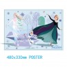 Παζλ Disney FROZEN Luna Toys Foil 2 σε 1 60τμχ. σε Κύλινδρο 48x33εκ.