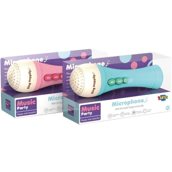 Μικρόφωνο Luna Toys με Μουσική 18,3x6x9,6εκ