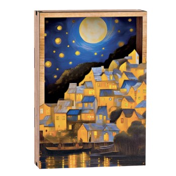 Ξύλινο Κάδρο με Νυχτερινό...