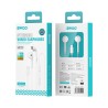 Ακουστικά Earphone BWOO HF-175 WHITE (usb C)