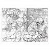 Παζλ Χρωματισμού 2 όψεων SPIDERMAN Luna Toys Glow In The Dark 100τμχ 48x34εκ.