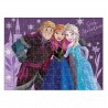 Παζλ Χρωματισμού 2 όψεων Disney FROZEN Luna Toys Glow In The Dark 100τμχ 48x34εκ.