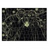 Παζλ Χρωματισμού 2 όψεων Disney FROZEN Luna Toys Glow In The Dark 100τμχ 48x34εκ.