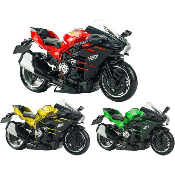 Μηχανή 1:14 Luna Toys ΜΕΤΑΛΛΙΚΗ Pull Back