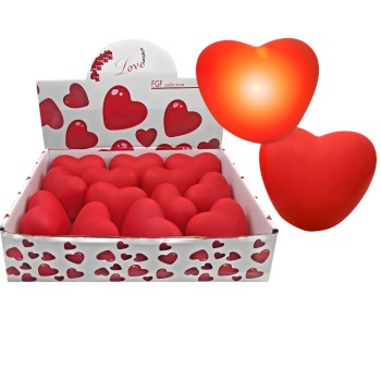 Καρδιά Όρθια με ΦΩΣ 6,5x5,5cm