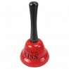 Κουδούνι Χειρός Μεταλλικό RING FOR A KISS 12x6,5cm