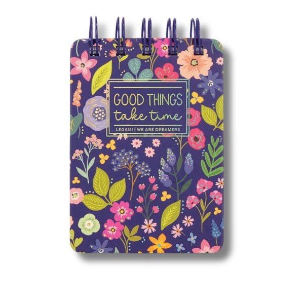 Σημειωματάριο Σπιράλ Lined Notebook with Illustrated Hard Cover MINI FLOWERS