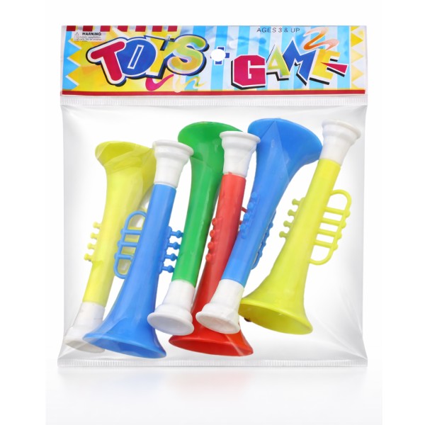 Καραμούζες Πλαστικές Μικρές Σετ 6 τμχ 9cm