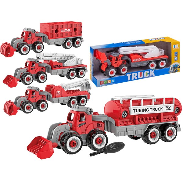 Τρακτέρ Free Wheels Πυροσβεστικής 33x12x8cm