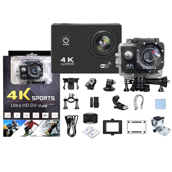 Action Camera Wifi με Αδιάβροχη Θήκη