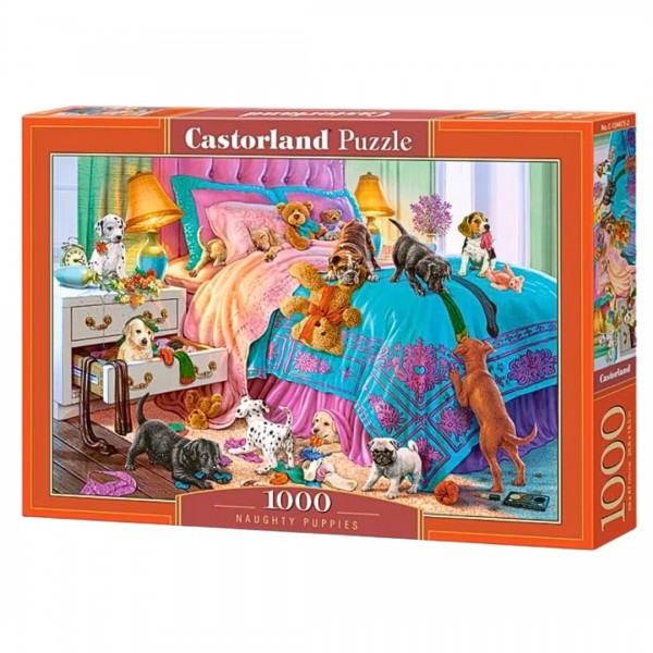 Παζλ CASTORLAND 1000τμχ. Naughty Puppies