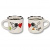 Σετ 2 Κούπες Espresso "I LOVE YOU - To the Moon & Back"με Αστροναύτη 50 ml