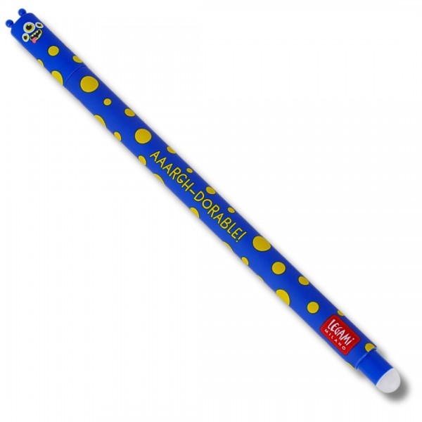 Στυλό Gel με Γόμα LEGAMI Erasable MONSTER ΜΠΛΕ Μελάνι 0.7mm