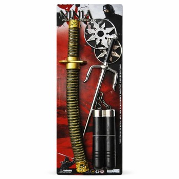 Σετ όπλων Νίντζα 5τμχ 50x15cm