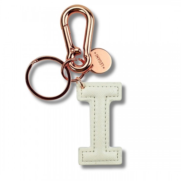 Μπρελόκ MY INITIAL Key Ring - I - WHITE